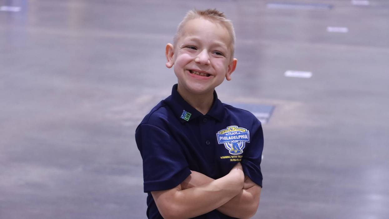 Team Philly’s youngest member, 8-year-old kidney recipient Brandon Leathers, won a silver medal in darts at the 2024 Transplant Games.