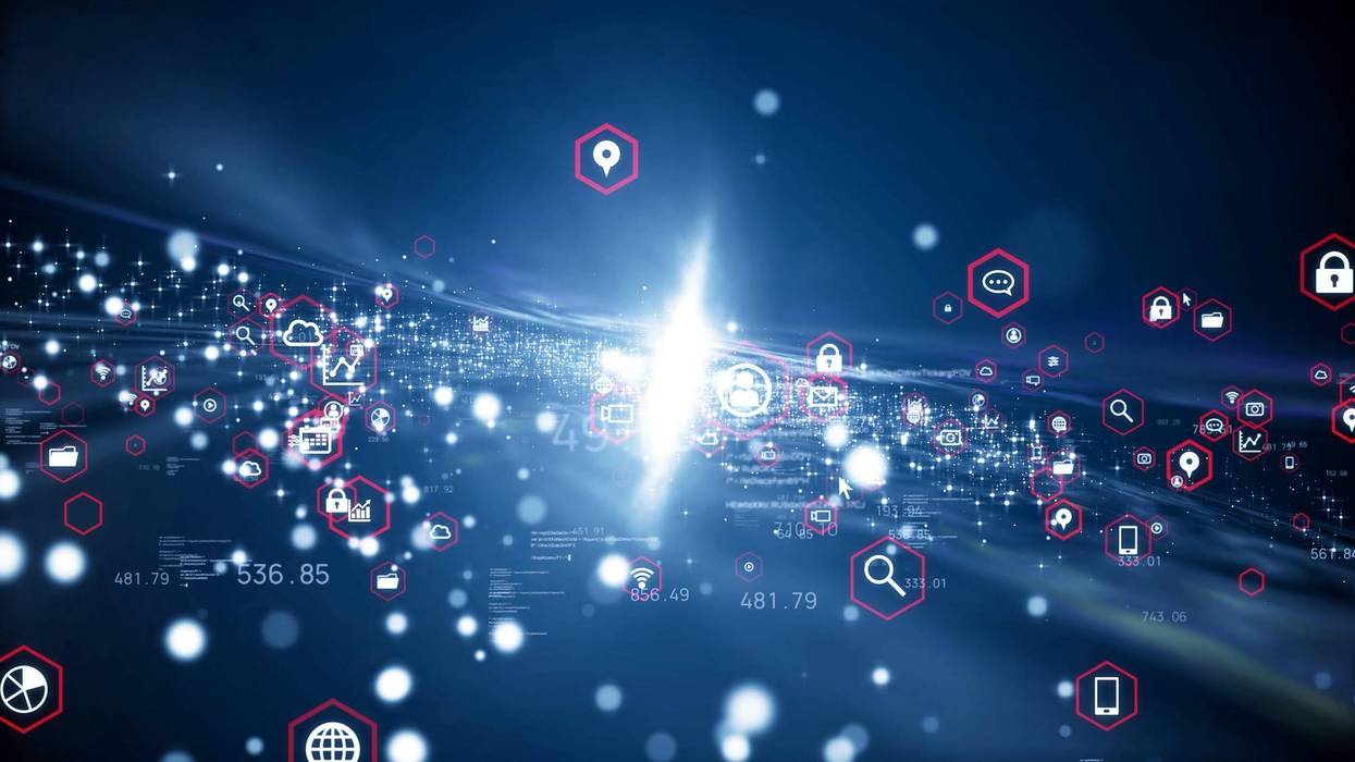 Technology concept, communication network