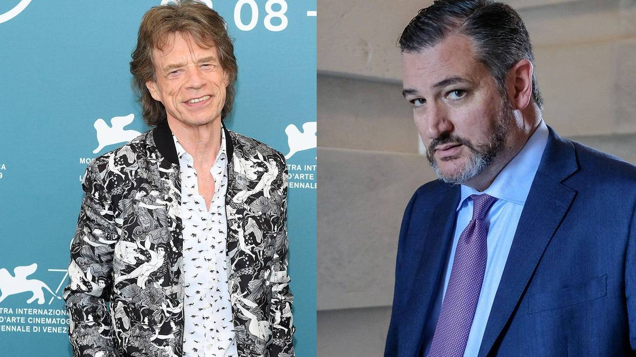 Ted Cruz and Mick Jagger