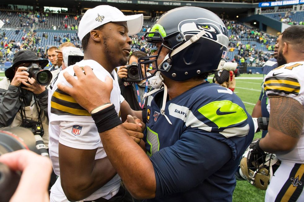 Teddy Bridgewater and Russell Wilson