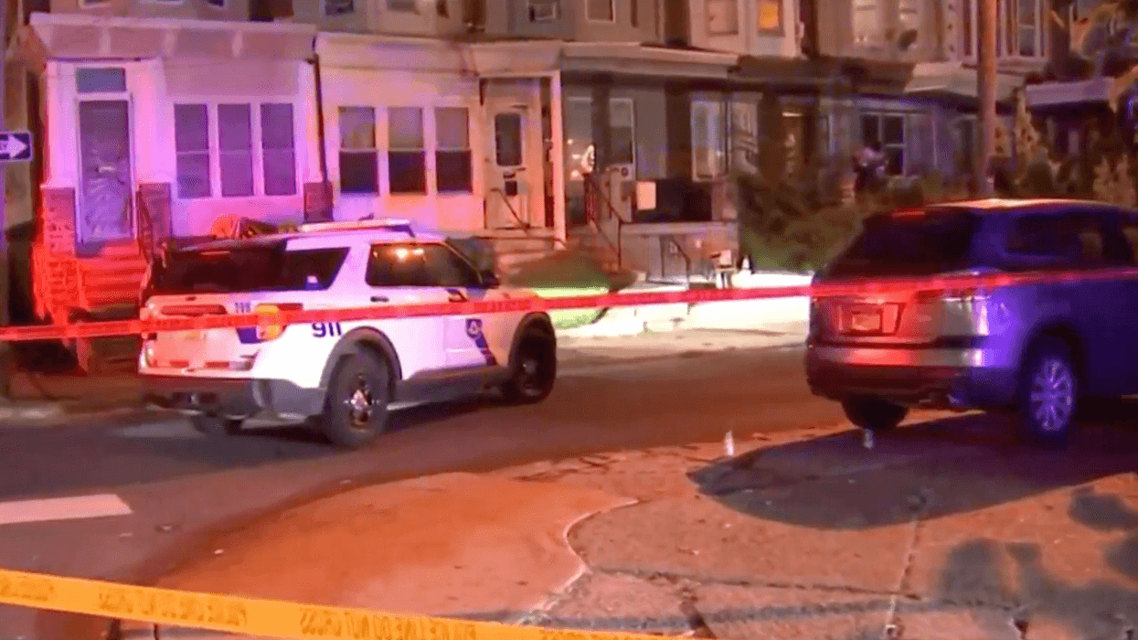 Teen and man shot while sitting on stoop, police say