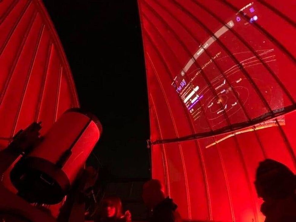 telescope at Friedman Observatory