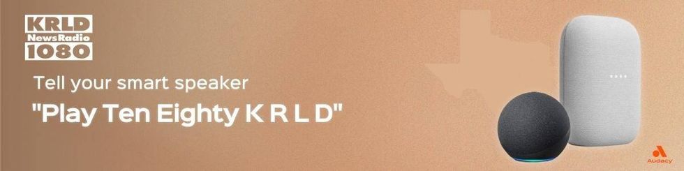 Tell your smart speaker to play 1080 KRLD.