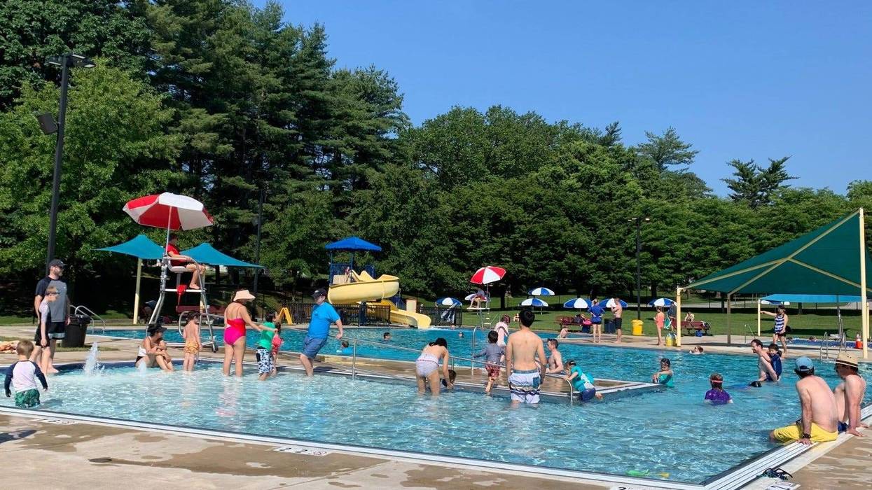 Temperatures are in the 90s, but at the Belmont Hills Pool in Bala Cynwyd, people are happy to be outdoors after the pandemic kept them inside last year.