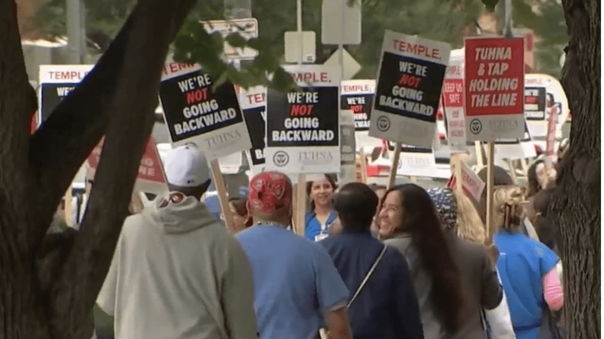 Temple Hospital strike