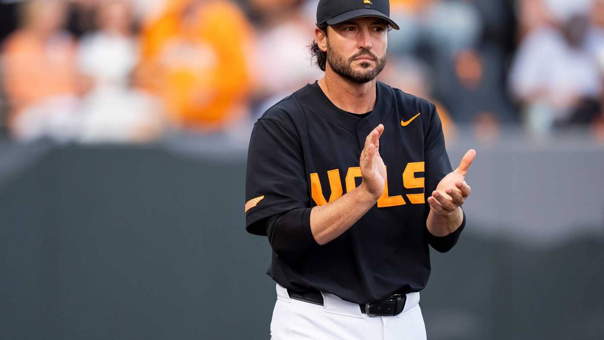 Tennessee head coach Tony Vitello during a college baseball game between Tennessee and Vanderbilt