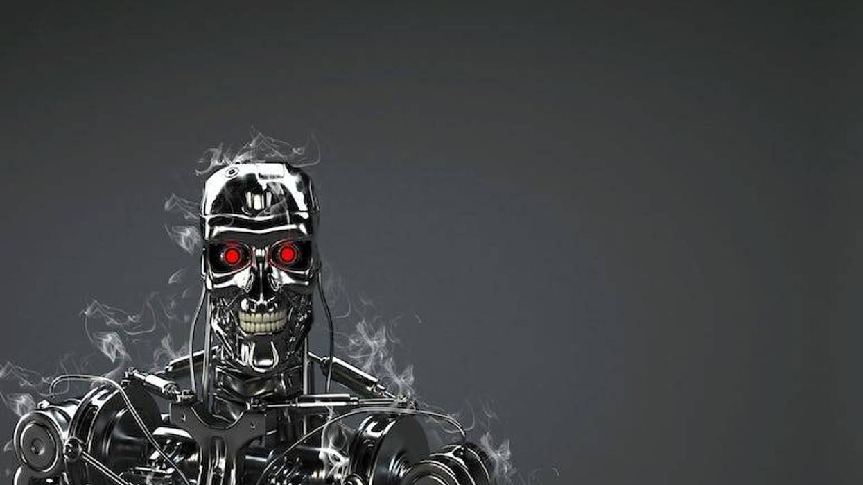 Terminator, Robot, Black, Animated