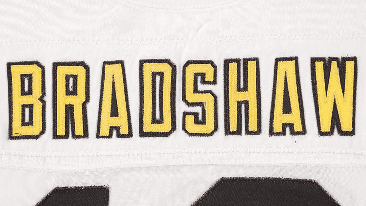Terry Bradshaw game-worn jersey