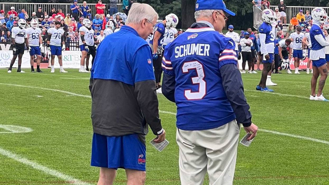 Terry Pegula and Chuck Schumer