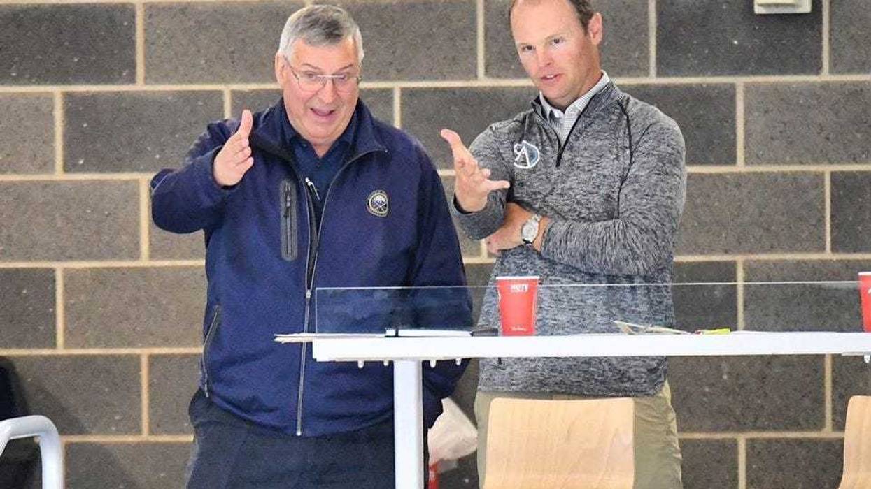 Terry Pegula and Kevyn Adams