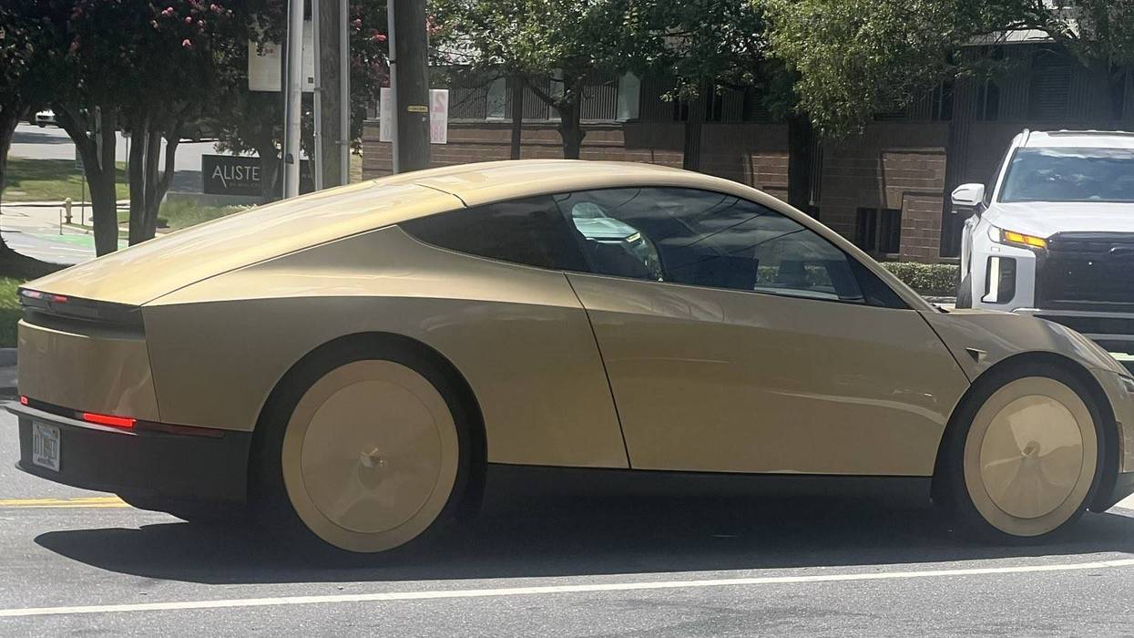 Tesla put its purpose-built Cybercab on Austin streets Thursday: a gold two-seater with no steering wheel, no pedals and no way for a passenger to take over.