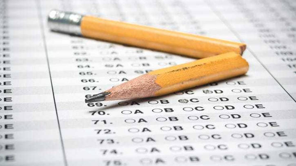 Test with broken pencil.