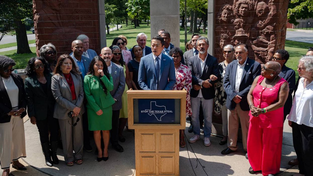 Texas House Democrats speaking out of state