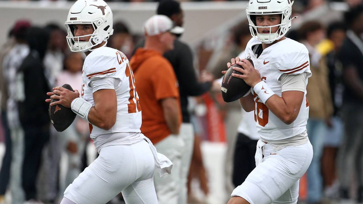 Texas Longhorns Matthew Caldwell and Arch Manning