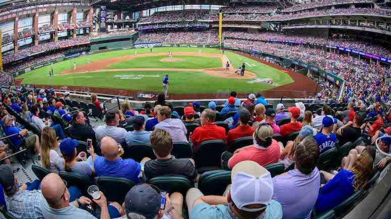 Texas Rangers fans at Globe Life Field