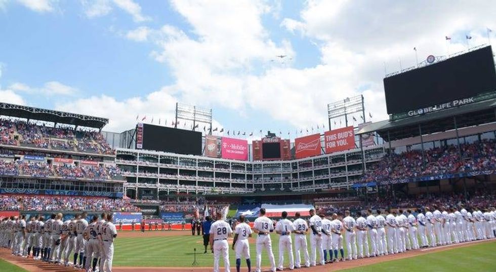 Texas Rangers Opening Day 2018 8