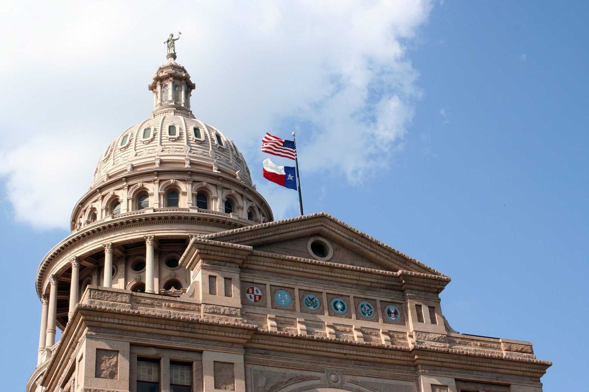Texas state capitol building.