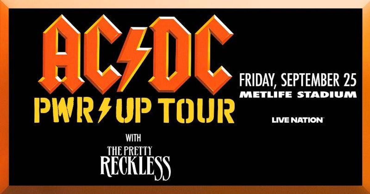 Text for a Chance to Win Tickets to See AC/DC at MetLife Stadium