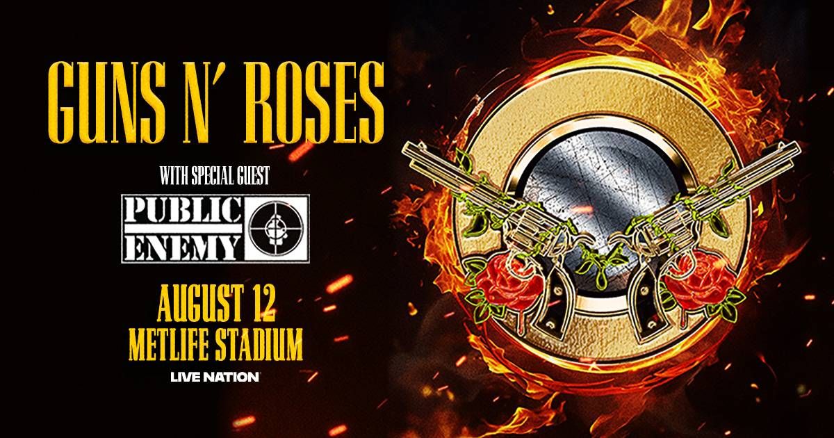 Text for a Chance to Win Tickets to See Guns N' Roses at MetLife Stadium