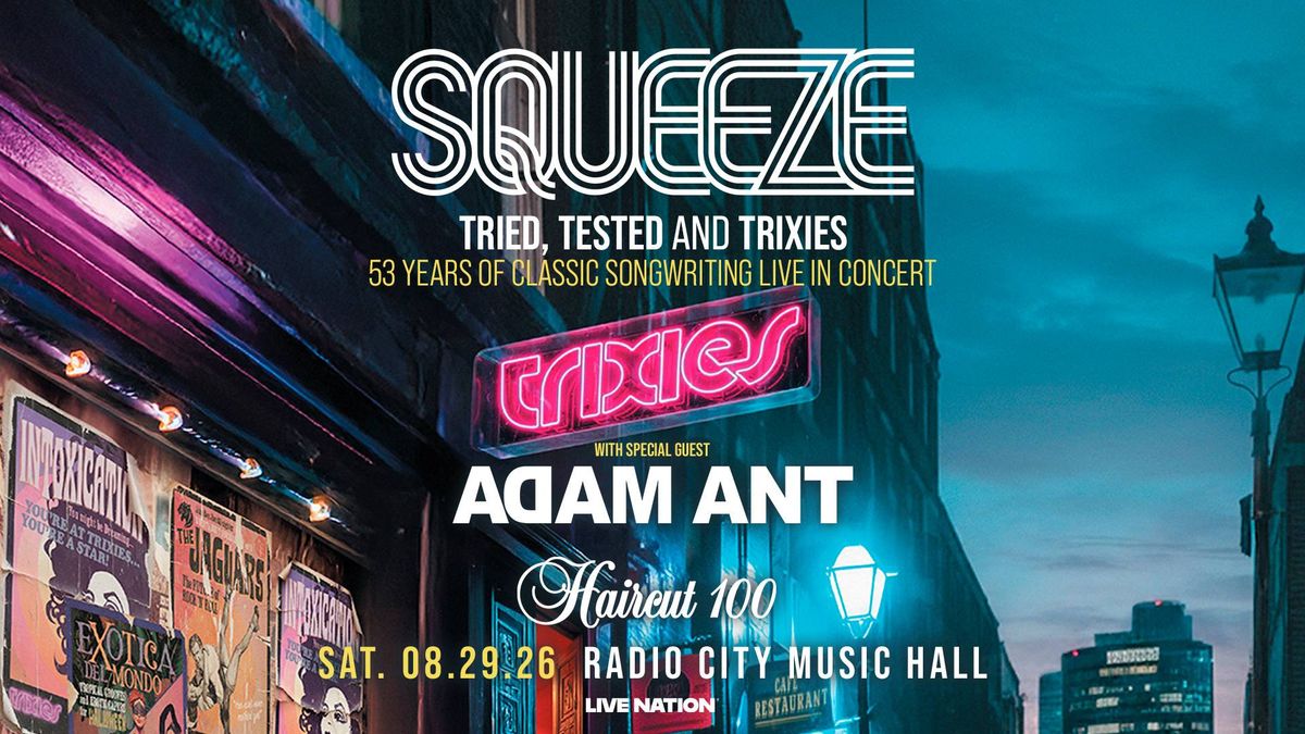 Text for a Chance to Win Tickets to See Squeeze at Radio City Music Hall