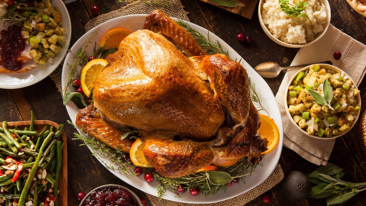 Thanksgiving turkey dinner