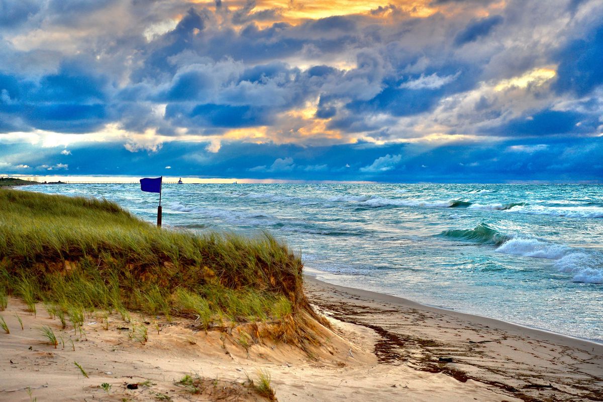 The 17-year old boy had been swimming on Tuesday while on vacation with his family when he went under the water near Indiana Dunes