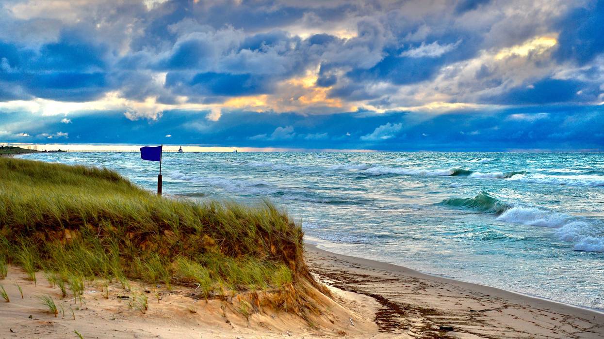 The 17-year old boy had been swimming on Tuesday while on vacation with his family when he went under the water near Indiana Dunes