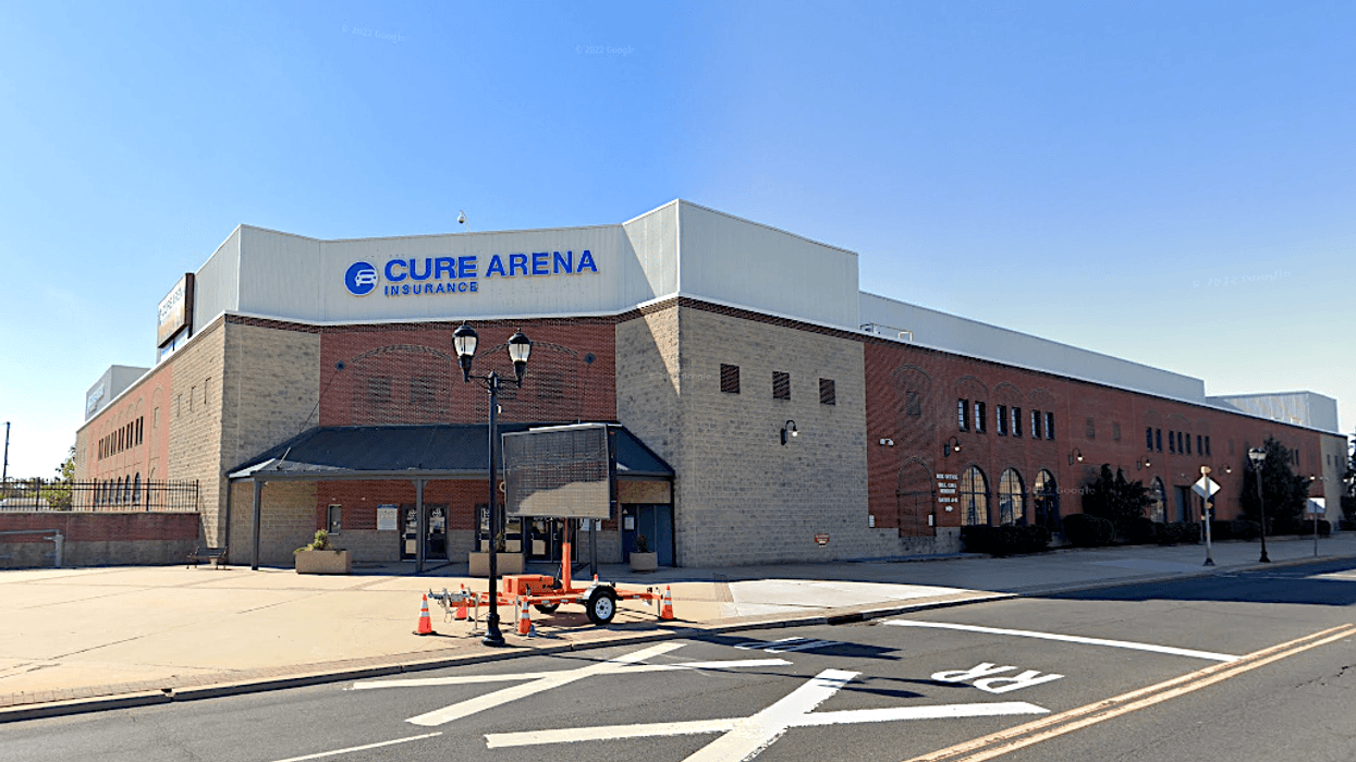 The 22-year-old victim was stabbed at CURE Insurance Arena in Trenton during a high school basketball tournament game