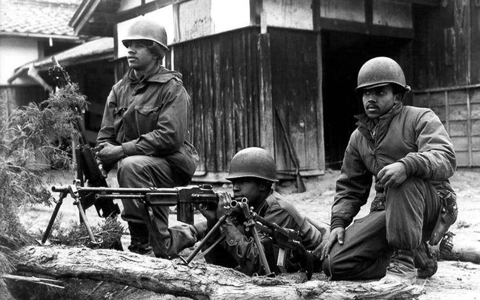 The 2nd Ranger Infantry company was the only all-black Ranger company formed in 1950. At the time of the fight on Hill 581, the company was down to seventy-five effectives.