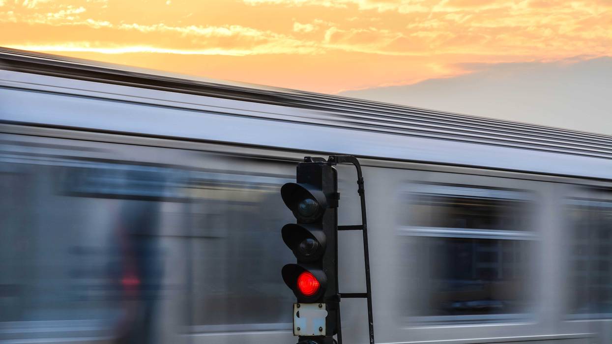 The 37-year-old transit worker was on an A train at the Beach 25th Street station in Far Rockaway