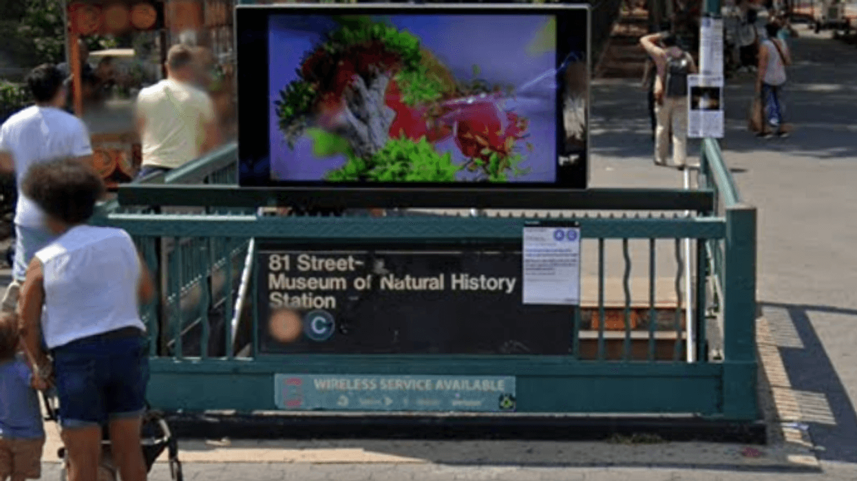 The 81st Street-Museum of Natural History subway station, where a train struck and killed a person on Friday.