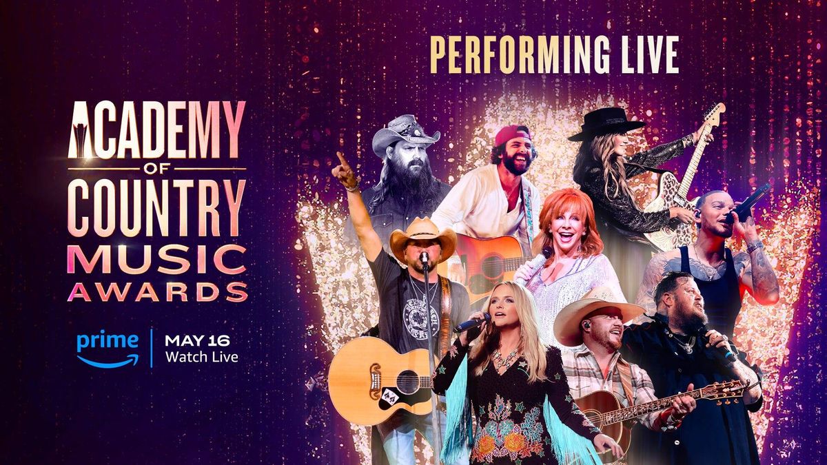 The Academy of Country Music performers announcement graphic
