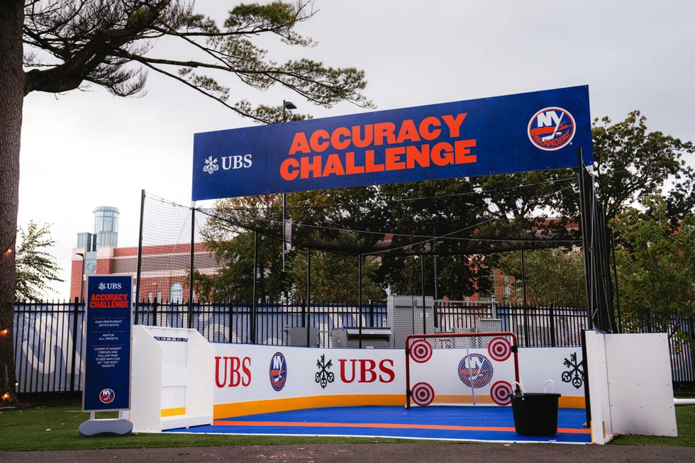 The accuracy challenge set-up at The Park
