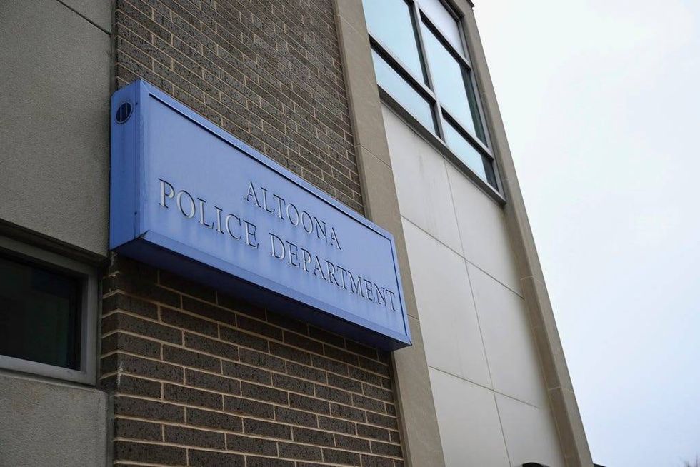 The Altoona Police Department is seen where suspect in the UnitedHealthcare CEO shooting, 26-year old Luigi Mangione is being held Monday, Dec. 9, 2024, Altoona, Pa.