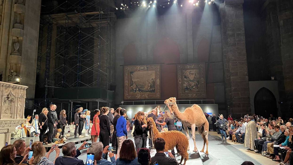 The annual blessing of the animals at the cathedral of St. John the Divine on Amsterdam Avenue and 112th Street in Morningside took place on Sunday.