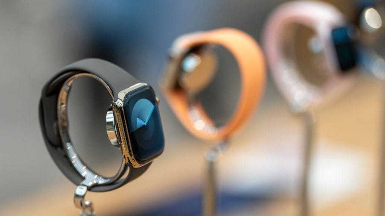 The Apple Watch Series 9 on display in store on September 22, 2023 in Milan, Italy.