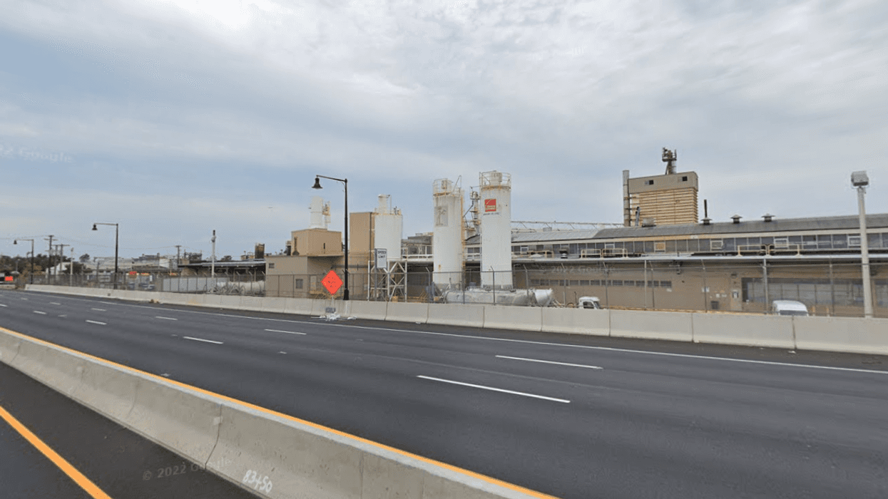 The area of the Newark Jersey City Turnpike where a driver crashed into a group of good Samaritans helping other motorists who crashed on Thursday.
