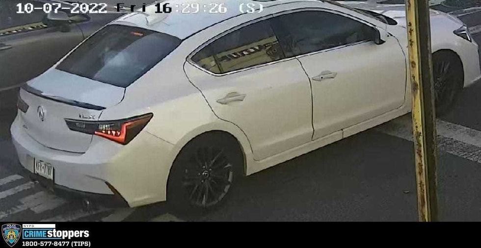 The attackers fled in multiple directions, with four of them taking off in a white, four-door Acura sedan