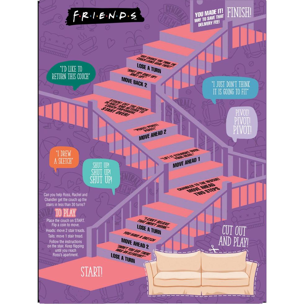 The back of the "Friends" cereal box