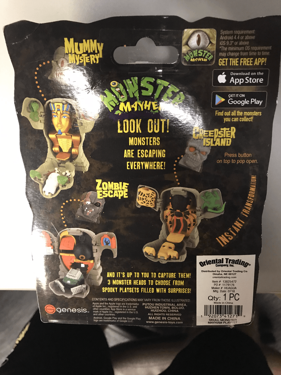 The Back of the playset