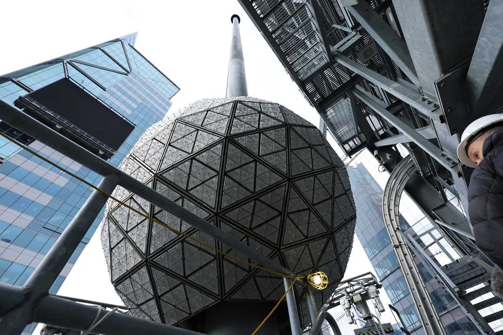 The ball will be tested on Friday after it was installed on Dec. 27, 2022