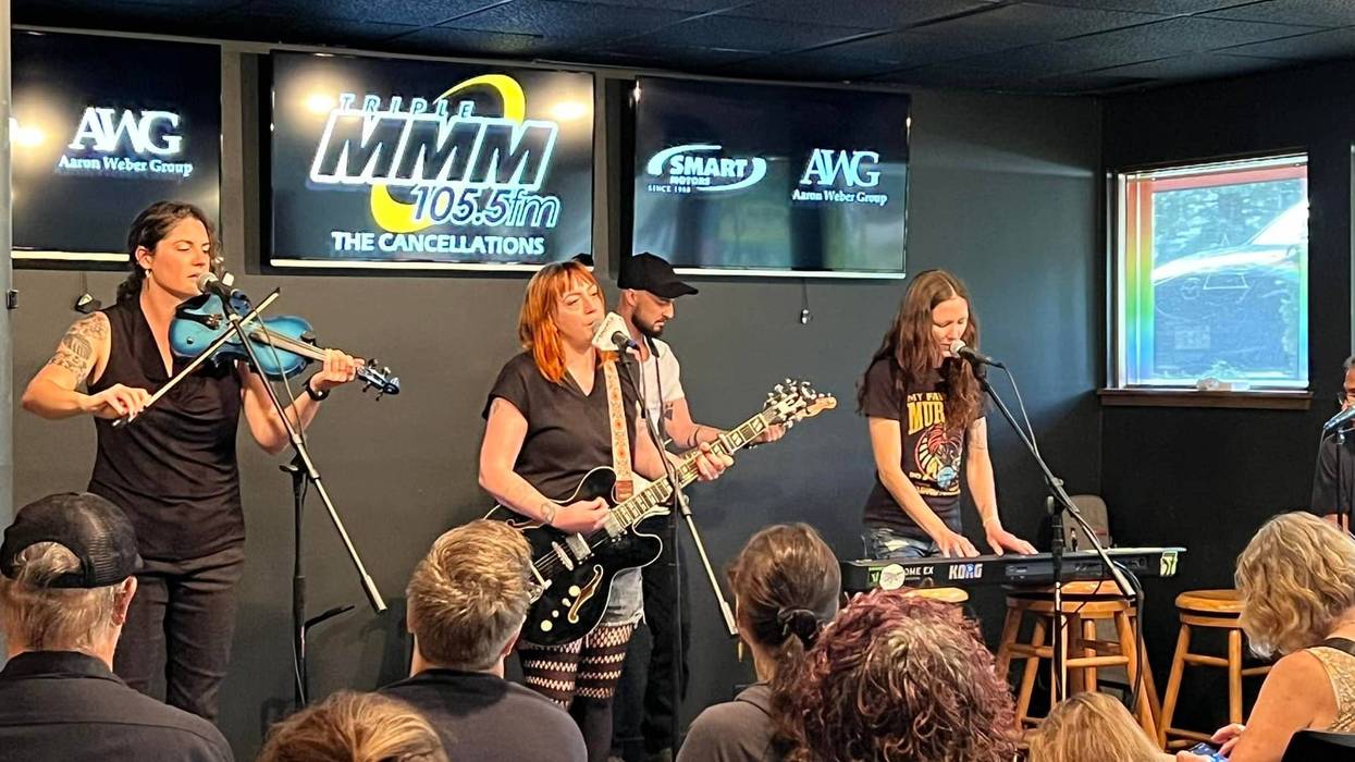 The band The Cancellations in Studio M