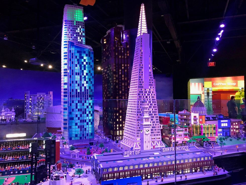 The Bay Area mini-land at the LEGOLAND® Discovery Center Bay Area in Milpitas. June 14, 2021.