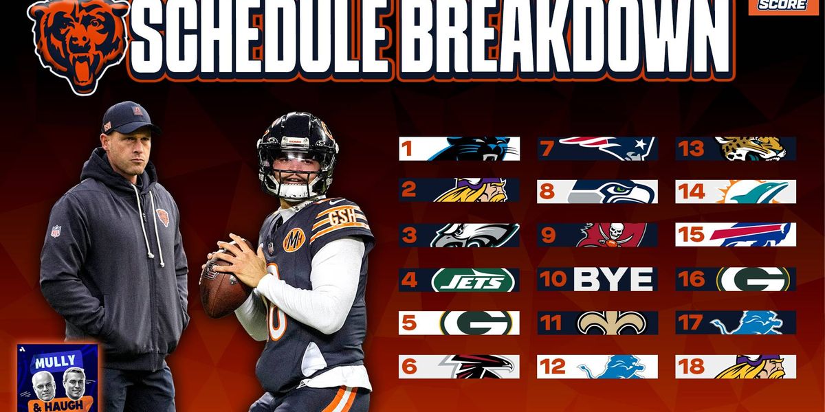 Mully & Haugh: Breaking down Bears' schedule for 2026 season