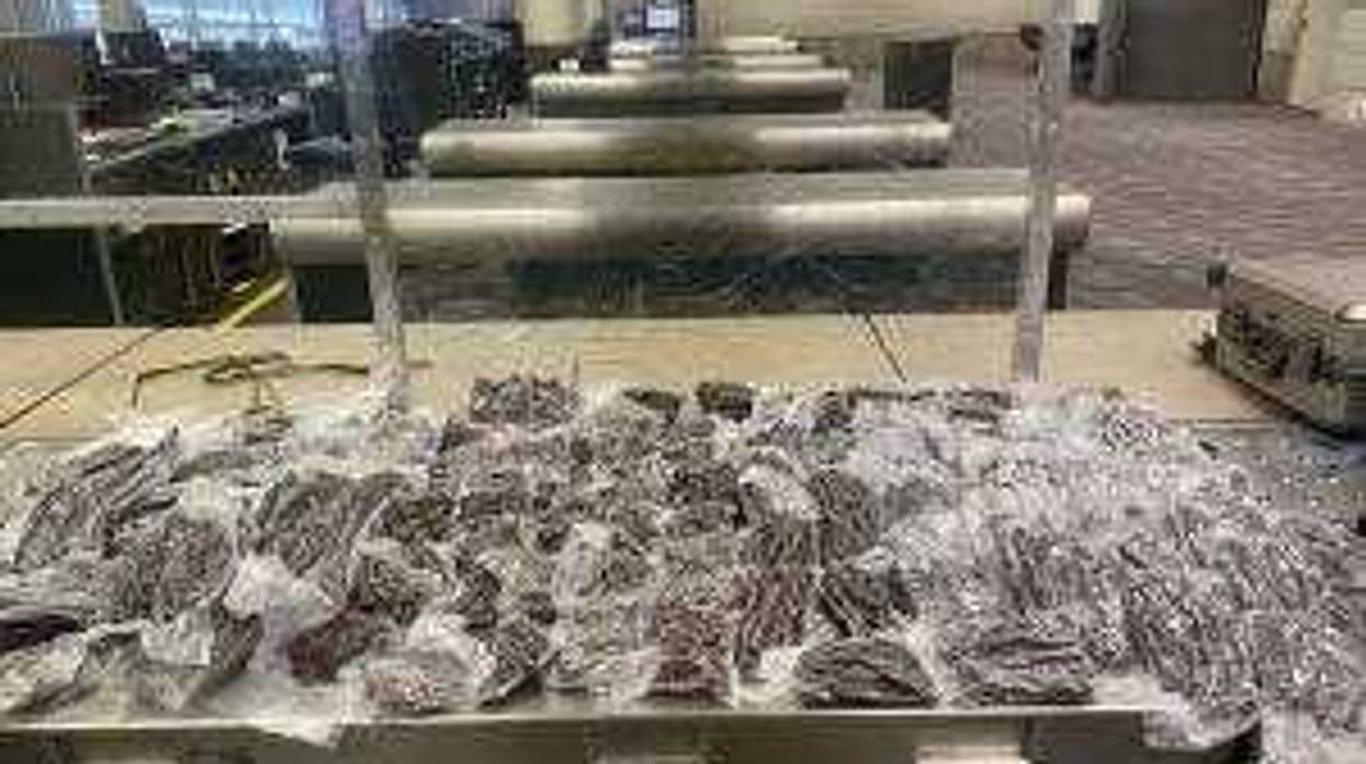 The beef jerky seized by the U.S. Customs and Border Protection at MSP.