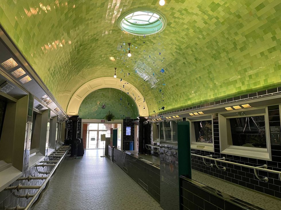 The Belle Isle Aquarium in Detroit