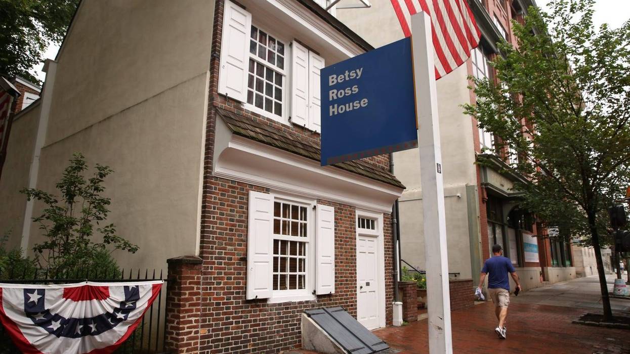 The Betsy Ross House located at 239 Arch St. in Philadelphia.