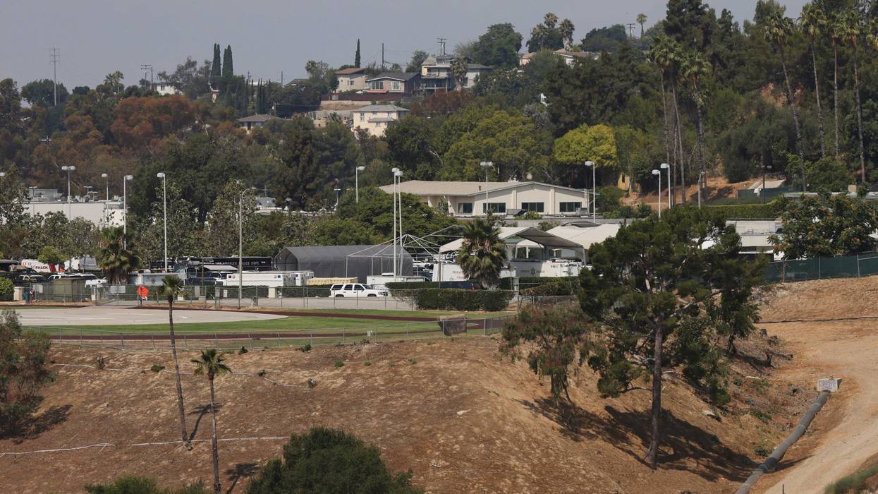 The Biscailuz Training Facility, where an explosion occurred, is shown on Friday, July 18, 2025, in Los Angeles.