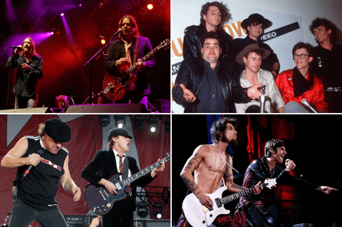 The Black Crowes, INXS, Jane's Addiction, AC/DC