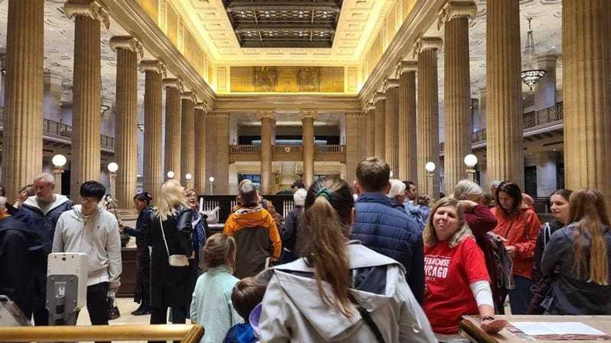 The Board of Trade Building in the Financial District was one of the sites featured in Open House Chicago 2023.